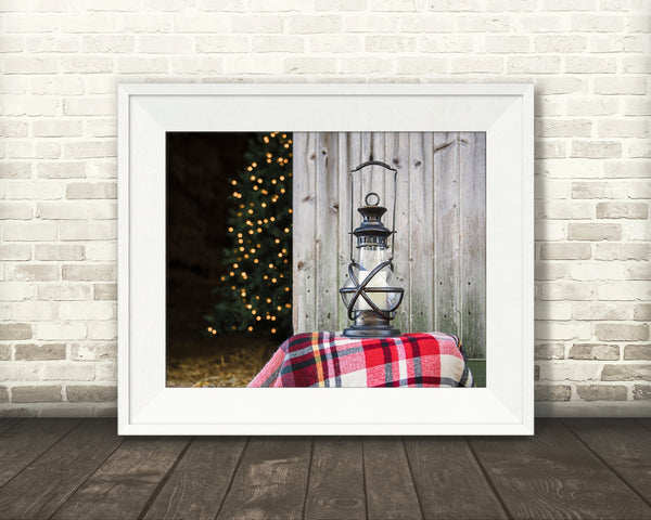 Christmas Tree Lantern Photograph