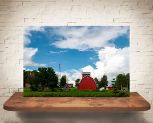 Barn Clouds Photograph