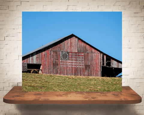 Flag Barn Photograph