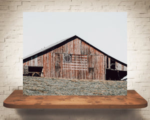Flag Barn Photograph