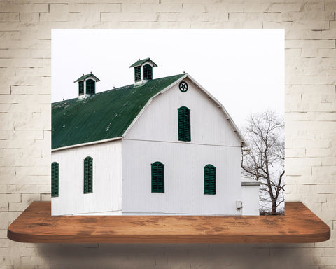 White Barn Photograph