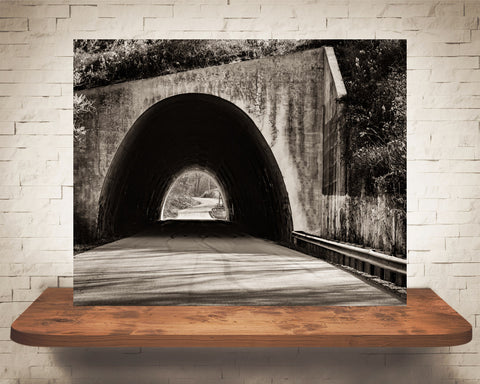 Tunnel Photograph Sepia