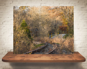 Fall Railroad Photograph