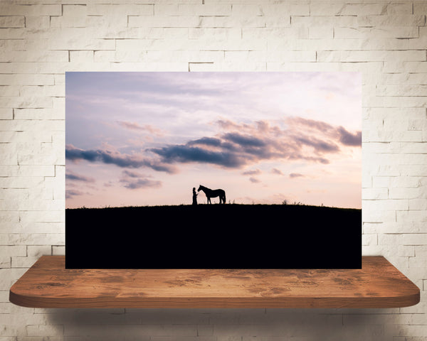 Horse and Girl Photograph