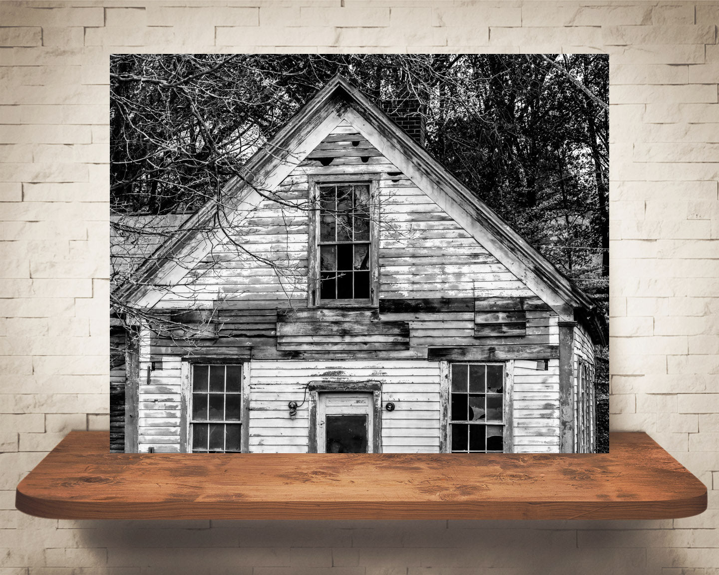 House Photograph Black White