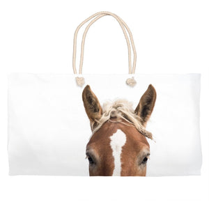 Horse Market Tote Bag - Weekender Bag