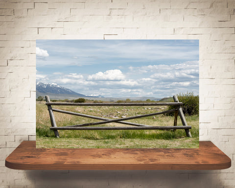 Mountain Fence Photograph