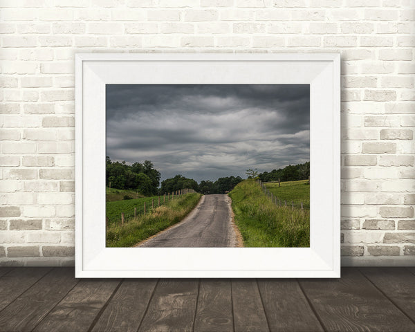 Country Road Storm Photograph