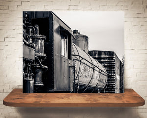 Train Photograph Black White