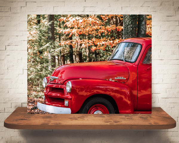 Red Truck Photograph