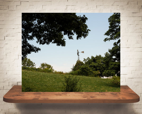 Country Landscape Windmill Photograph
