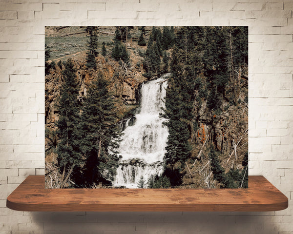 Yellowstone Waterfall Photograph