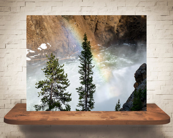 Yellowstone Rainbow Photograph