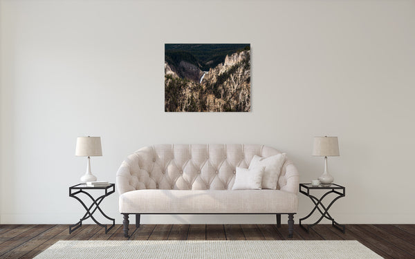Yellowstone Canyon Waterfall Photograph